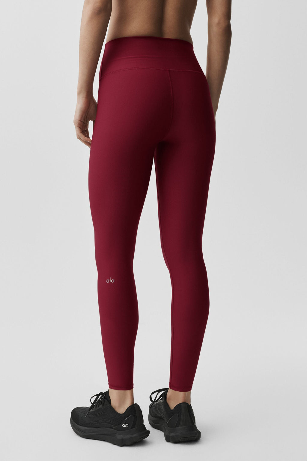 Women's 7/8 High-Waist Airlift Yoga Leggings - Squat-Proof Compression Legging in Summer Romance Red